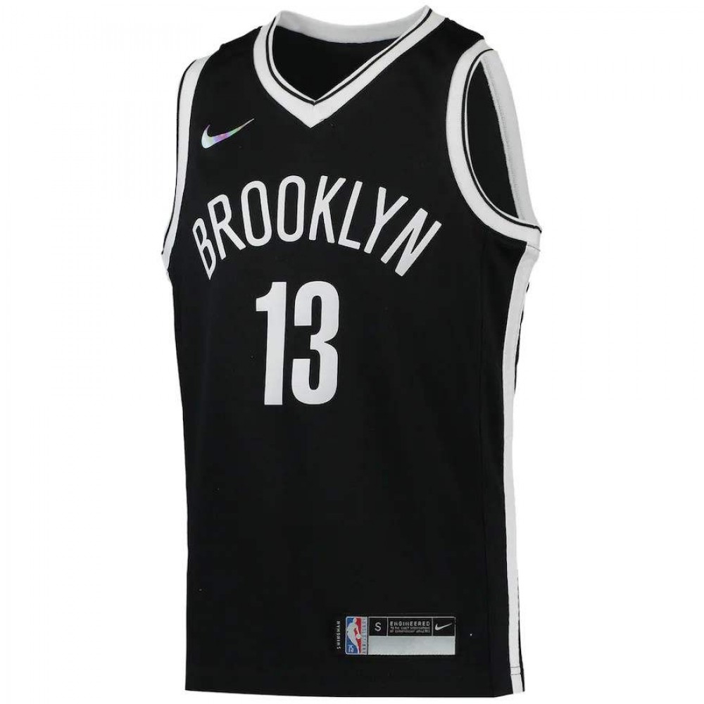 James Harden Brooklyn Nets Youth 2021/22 Diamond Swingman Jersey - Icon Edition - Black-Pro Kit Vault | Brand New 26/27 Sports Jerseys